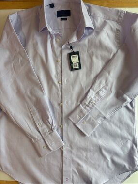 David Donahue Shirt Mens 16 32/33 Button Down Cotton long-sleeve Dress shirt New